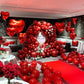Bonropin Red Balloon Garland Kit - 110Pcs Matte Latex Balloons, 5/10/12/18 Inch, Perfect for Birthday, Wedding, Valentine's Day, Christmas Decor