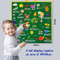 PENGFULL Felt Flannel Board Story Pieces for Toddlers Preschool,Kids Interactive Storytelling Teaching Play Kits for Flannel Boa