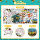 Gatherfun Construction Party Giant Coloring Poster - 31.5X 72 Inches - Versatile Classroom Wall D  Cor & Birthday Activity - Con