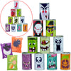 Joyin 13 Pcs Halloween Carnival Bean Bag Toss Game Set With 10 Tin Cans And 3 Bean Bag For Holiday, Birthday Party