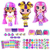 Decora Girlz 5' Dolls -3 Pack B - Blossom, Buzzy, And Sweetie | Fashion Dolls For Ages 4 And Up | Surprise Birthday Gift For Children | Set Of Doll Clothes, Stickers, Dolls & Accessories