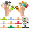 COcnny Passover Plagues Finger Puppets - 30pcs DIY Passover Toy Ten Plague Felt Hand Puppet Making Kit for Kids, Make Your Own A