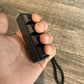 Zkeebs Four-Button Clicky Mechanical Switch Fidget Toy - Plastic, Red Keycaps, Black Base, Stress Relief, ADHD Stim Toy