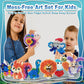 JRD&BS WINL Poke A Dot Art Kit - Magical Animals Theme No-Mess DIY Craft for Kids Mess-Free Fun for Kids, DIY Wood Craft Kits, C