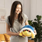 Club Mocchi Mocchi Buzzy Beetle Plush - 15 Inch Multi Colored Fabric Toy - Super Mario Gaming Decor and Collectible