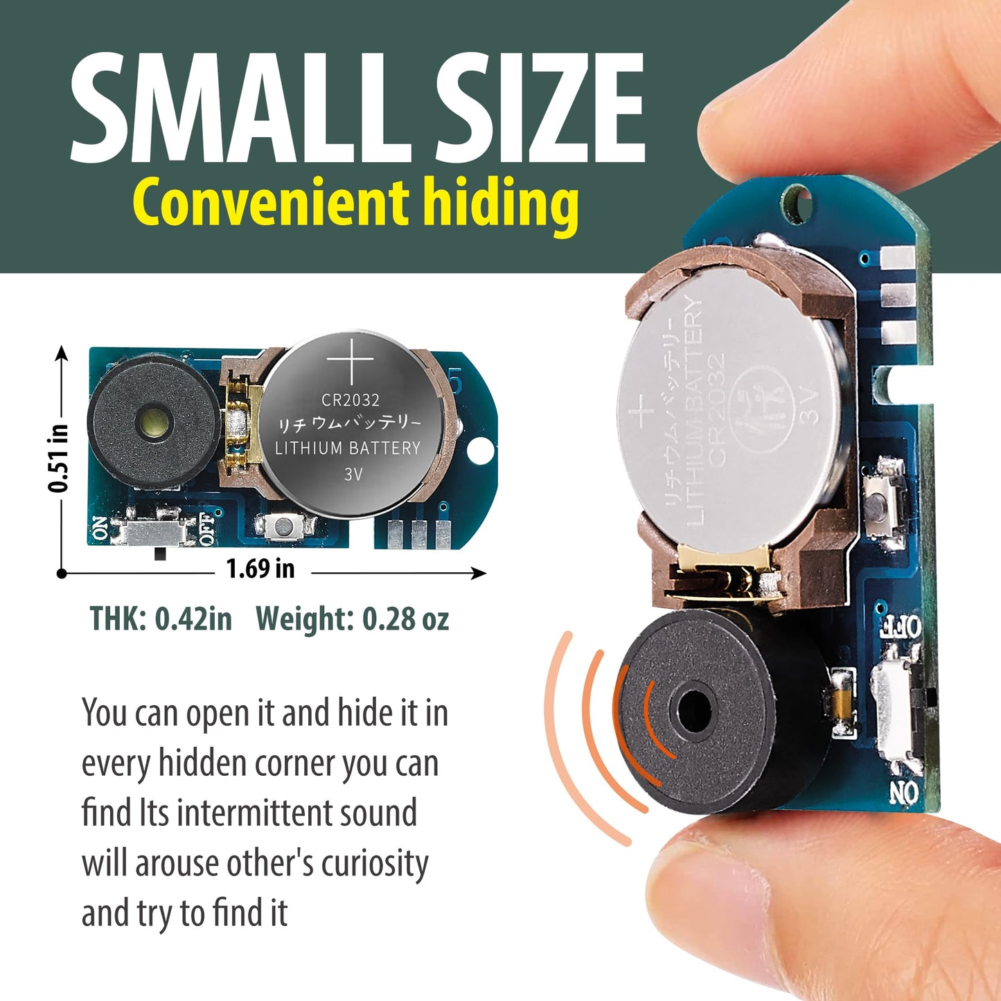 Chilpals Cricket Noise Maker Prank (5 Pack) Hidden Prank Noise Maker for mature-themed Prank Stuff for mature-themeds Beeping Prank Lrritating Noise Maker Suitable for Party  Office  Home  School  Car