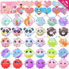 Valentines Day Gifts for Kids,30 Valentines Day Cards for Kids Classroom with 30 Pack Pop Fidget Ball,Party Favors for Kid, Exch