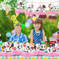 9 Pcs Pink Cow Honeycomb Centerpieces Farm Animals Cow Table Topper Honeycomb Pink Cow Theme Party Honeycomb 3D Cow Print Table Decoration For Girl Party Baby Shower Western Cowboy Party Supplies