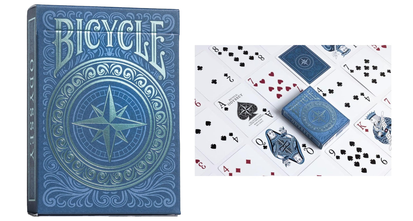 Bicycle Collector'S Edition: 6-Deck Bundle Showcasing Odyssey, 1885, Jubilee, Hidden, Aureo Green, And Aureo Black Playing Cards