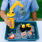 CAT Dig N' Build Concrete Playset - 12 oz Compound in Yellow Storage Container, Ideal Construction Toys for Kids