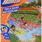 BANZAI Triple Racer 16 Ft Water Slide with 3 Bodyboards, Multicolor, Model 42329, Plastic Material