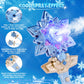 Charmregion Snowflake Toy Wand With Music Spray Light Up Wands For Kids Girls Princess Cosplay Birthday Party Favors, Blue