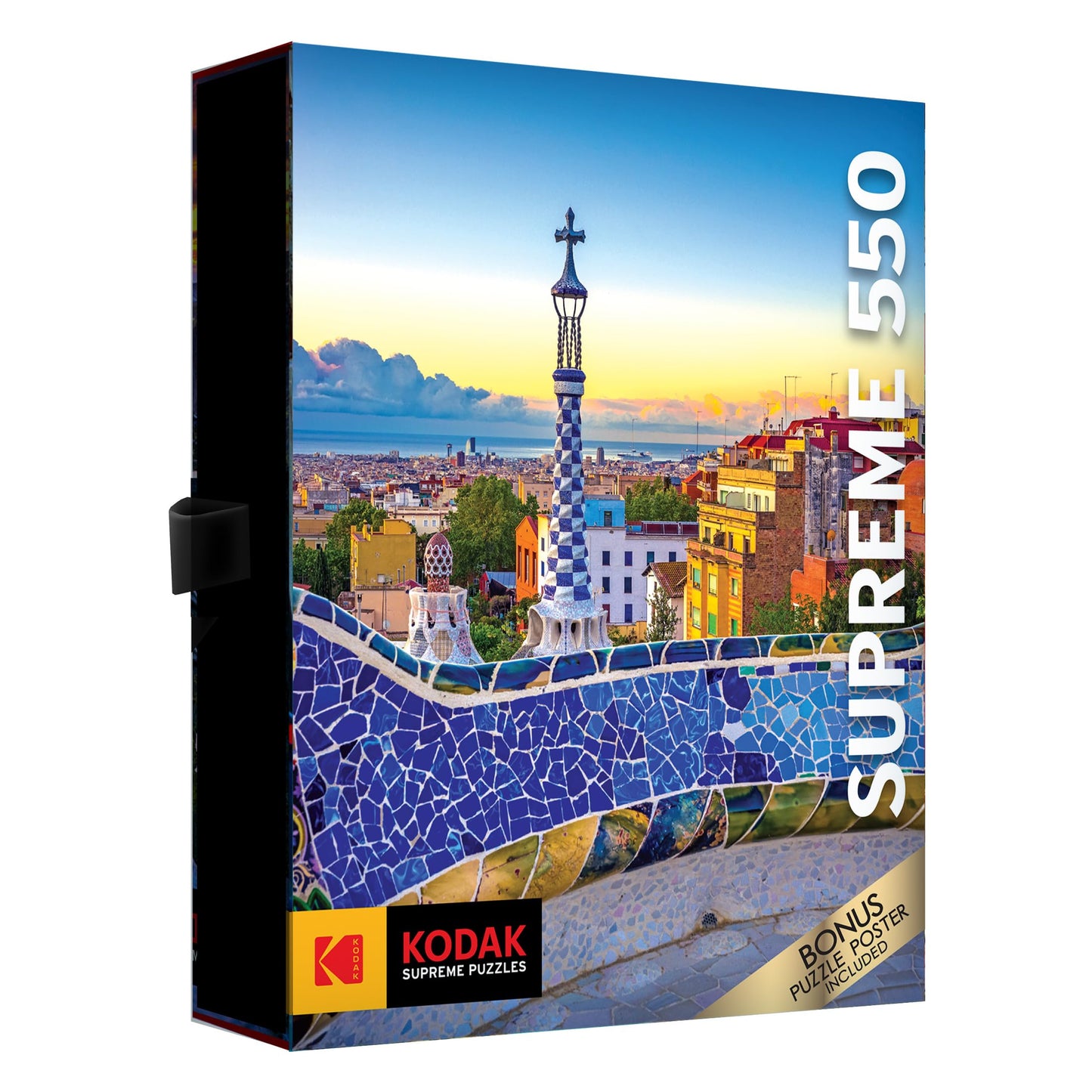 RoseArt 550-Piece Jigsaw Puzzle - Kodak Supreme Park Guell, Barcelona - Multi-colored Cardboard for Adults