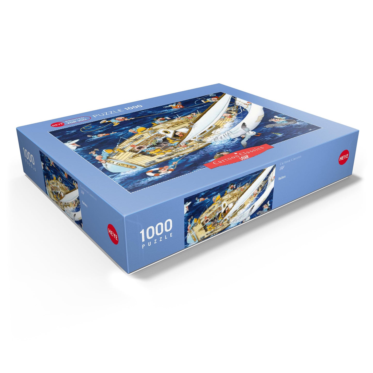 Mypuzzle Sailors - Jean-Jacques Loup - Cartoon Classics - Premium 1000 Piece Jigsaw Puzzle For Adults