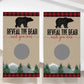 Paper Clever Party Baby Shower Games For Boy - 30 Cards - Fun Scratch Off Game For Guest Activities To Reveal Prizes, Lumberjack Favors Ideas, Mama Bear Theme Red And Black