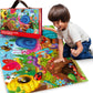 Quokka Giant Floor Puzzle For Kids Ages 4-6 – 2X3 Feet Extra-Thick 48 Pieces Toddler Puzzle Ages 3-5 – Bugs Educational Activity For Boys Girls – Premium Box With Sturdy Handle & Magnetic Closure