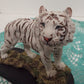 Stealstreet Ss-G-19718 White Tiger Collectible Wild Cat Animal Decoration Figurine Statue