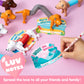 Joyin 30 Packs Valentines Day Animal Pop Tubes Fidget Toys, Stretchy Tube Stress Relief Fidget Toy For Kids Valentine'S School Classroom Exchange Gift Rewards And Goodie Bag Filler