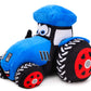 Toyland 21Cm (8 Inch) Plush Farm Tractor - Boys & Girls Bedroom Decoration (Blue)