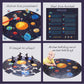 Taozi&Lizhi Solar System Floor Puzzles Kids Ages 3-5, 4-8, Large 48 Pieces Round Space Planets Jigsaw Puzzle Toys, Educational L