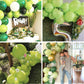 Partywoo Lime Green Balloons, 100 Pcs Green Balloons Different Sizes Pack Of 36 Inch 18 Inch 12 Inch 10 Inch 5 Inch For Balloon Garland As Birthday Decorations, Wedding Decorations, Party Decorations