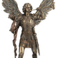 13 Inch Archangel - Saint Gabriel With Horn Cold Cast Bronze Figurine