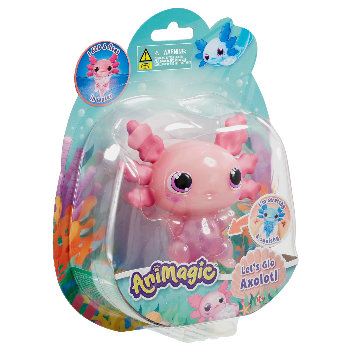 Goliath Animagic Let'S Glo Axolotl Pink