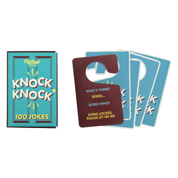 Ridley’S 100 Knock Knock Joke Cards – Includes 100 Jokes For Kids And Adults, Funny Jokes For Family-Friendly Fun – Makes A Great Gift Idea