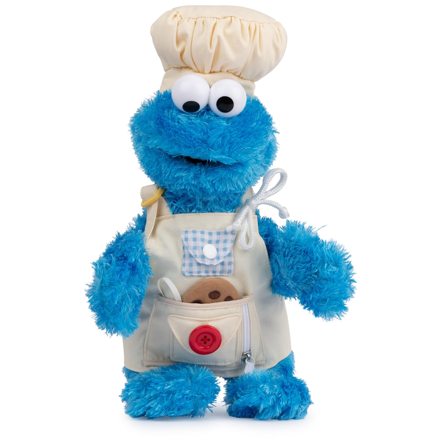 GUND Cookie Monster Plush Toy, 15” Premium Blue Plush for Ages 1+, Model 6050731