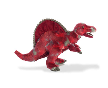 Aurora® Ferocious Dinos & Dragons Spinosaurus Stuffed Animal - Prehistoric Fun - Cuddly Companions - Red 17.5 Inches