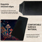 For Mtg Playmat Tcg Board Game Mat Plus 50 Pcs Card Sleeves, 24 X 14 Table Mats Neon Mushroom Game Mousepad With Soft Surface No