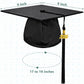 QZYL Preschool Graduation Cap and Gown Set, Unisex Kindergarten Graduation Outfit with Stole 2025 Tassel and Certificate