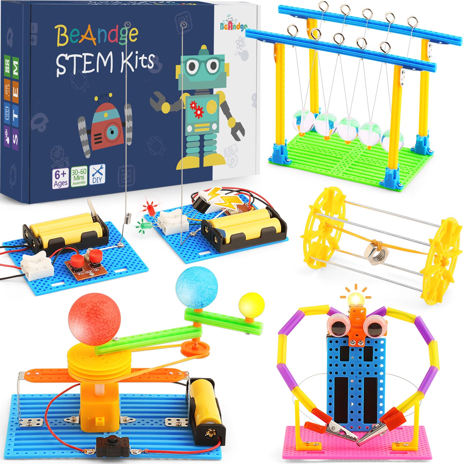 Stem Science Kits For Kids Age 8-12, Boys Activities Robot Building Kit 6-8 Girls Engineering Projects Stem Toys Learning Educational Science Game Experiment Gifts For 6 7 8 9 10 11 Year Old Activity