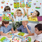 Cy2Side 12Pcs Summer Bugs Stickers Scene For Kids, Make A Bug Jar Sticker Scene With Butterfly Bee Ladybug Flower, Make Your Own Insect Stickers With Jar Scene, Diy Summer Party Games Class Activities