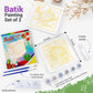 Malaysian Batik Organic Colors Painting 2-in-1 Kit (Fish, Sea Turtle) - Art Craft Painting Activity Kit Set for Adults and Kids