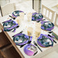 Wiooffen 96 Pcs Wolf Party Supplies Plates Napkins Forks Tableware Set Wolf Animal Birthday Disposable Dinnerware Decoration For