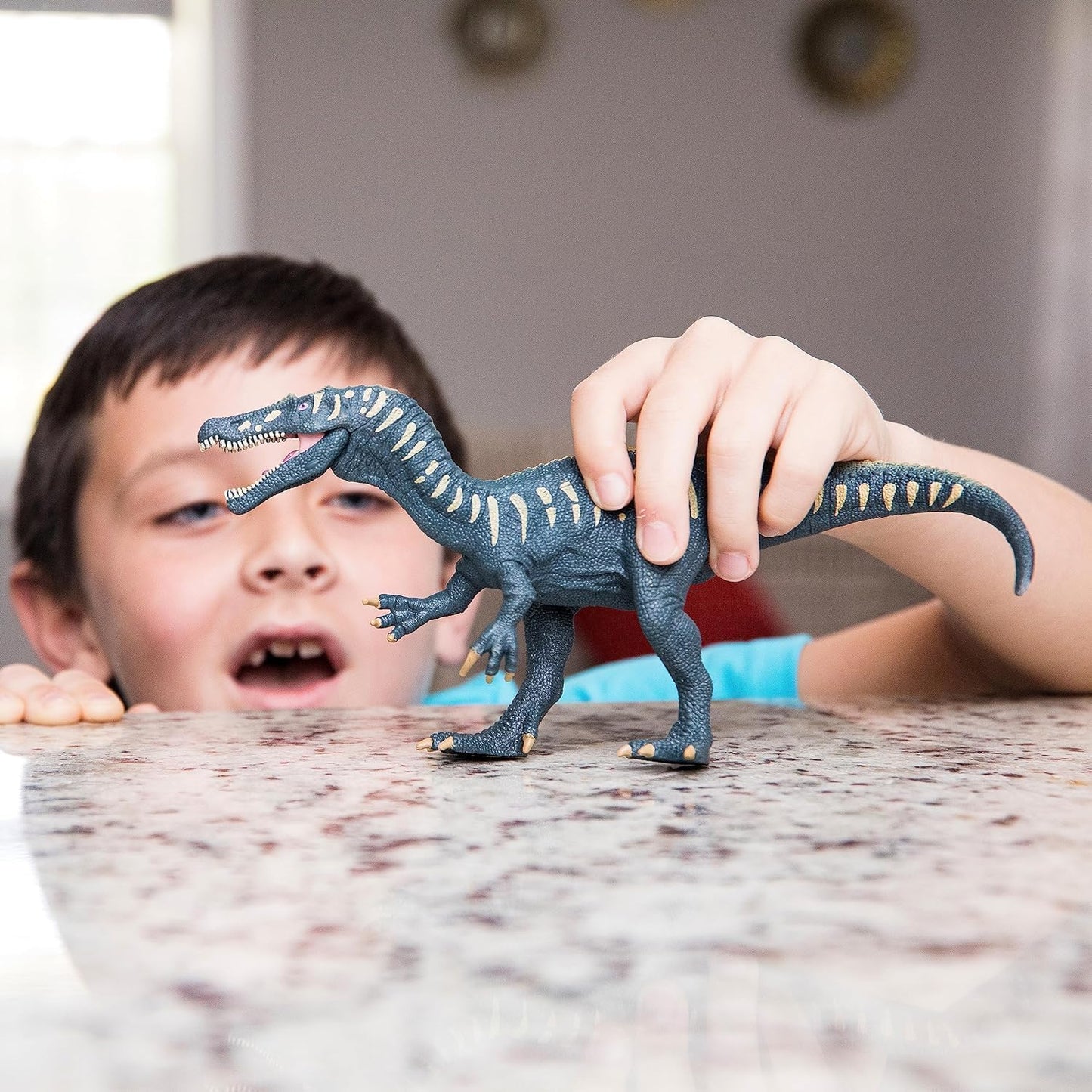 Schleich Dinosaurs Attack of The Dinosaurs Trio Playset - PVC Dino Figurines for Kids Ages 5+, Multi, Set of Three, Model 72203