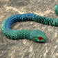 3D Printed Snake Toys,Articulated Flexible 3D Printed Animal Viper Fidget Toy,Realistic Slithering Design, Collectible Articulat