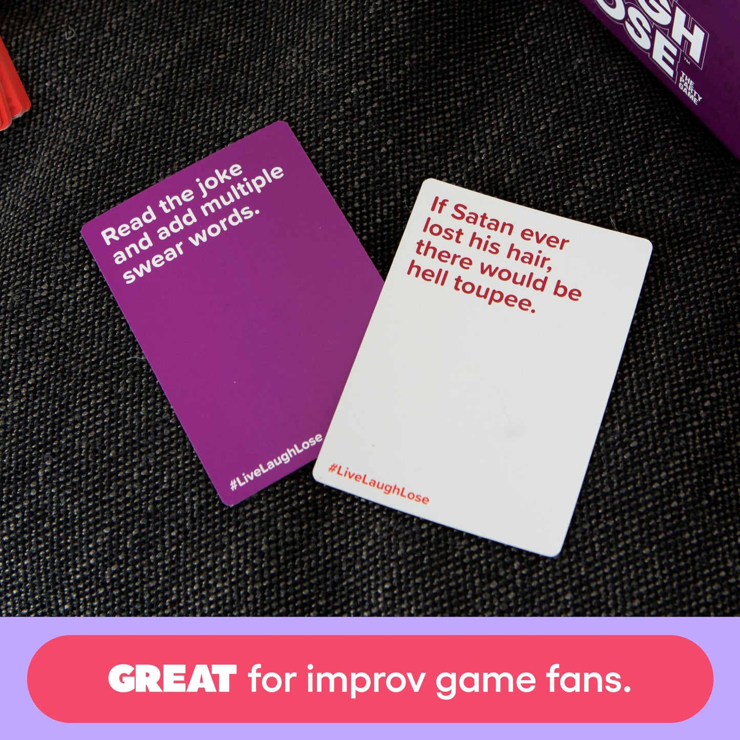 What Do You Meme? Live Laugh Lose - The Party Game Where You Compete To Make Corny Jokes Funny