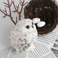 Big Owl Taba Squishy Kit - Handmade Silicone Animal Toys, Perfect For Owl Gifts For Women (White)