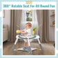 Dream On Me Curio Sit N Seek Baby Activity Center In Mint, 2 In 1 Activity Center And Play Table With 3 Detachable Toys And Musi