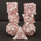 Kerwellsi Dnd Dice Set With Gifts Box, 7Pcs Polyhedral Hollow Metal Dice Set For Role Playing Game, D And D Dice D20 D12 D10 D8