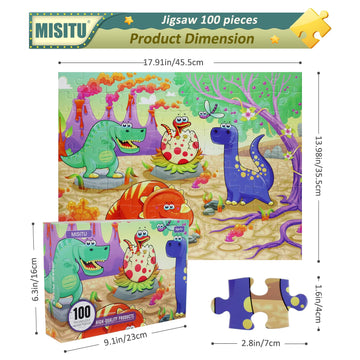 Misitu 100 Piece Puzzles For Kids Challenge Difficult Puzzles 100 Piece Puzzles For Adults Landscape Puzzles 100 Pieces Fantasy