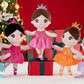 Gloveleya Baby Girl Gifts Dolls Soft Plush Toy Ballet Girl Doll Pale Purple 14 Inches With Gift Box
