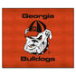FANMATS 4958 Georgia Bulldogs Tailgater Rug - 5ft. x 6ft. Sports Fan Area Rug, Home Decor Rug and Tailgating Mat - Bulldog Logo,