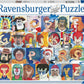 Ravensburger 500-Piece Jigsaw Puzzle - Typefaces, Multicolor, 20 x 14 in, Cardboard, Model 16830, Unique Softclick Technology
