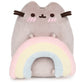 Gund Pusheen With Rainbow Plush, Stuffed Animal For Ages 8 And Up, Gray/Rainbow, 9.5