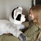 BENINY Giant Raccoon Plush Stuffed Animal 30 - Fluffy Multicolor Raccoon Toy for Kids, Perfect Birthday Gift and Sweet Companion