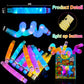 Mikulala Glow Sticks Light Up Tubes 12 Pcs Christmas Party Favor Goodie Bag Suffers Kids Birthday Gift Stocking Fillers Light Up