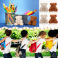Aoriher 6 Mini Bear Plush Toys, 4 Inch Soft Brown Stuffed Animal Dolls for Baby Shower Favors, Graduation Gifts, Keychain Bag Charms